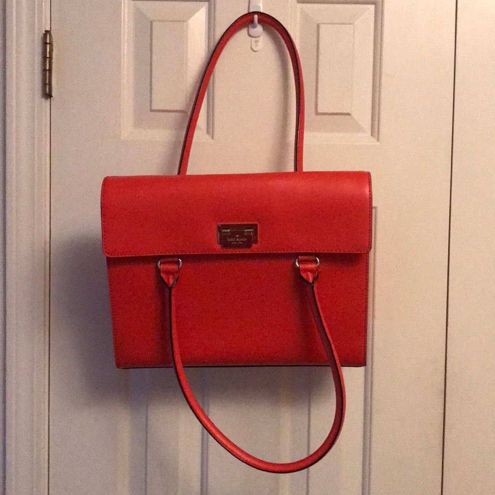 Kate  Spade tomato-ey red purse
